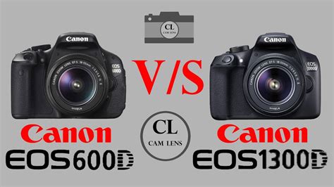 Canon 600d vs canon 1300d